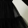Jupes*TWINSET Milano Jupe Longue En Tulle Plumetis Noir