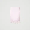 Jupes*TWINSET Milano Jupe Mi-longue En Satin Duchesse Rose « Pink Tulle »