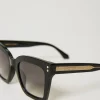 Lunettes De Soleil*TWINSET Milano Lunettes De Soleil Carrées Avec Clous Noir Brillant