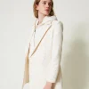 Manteaux Et Trenchs*TWINSET Milano Manteau Court En Drap Avec Strass Nacre