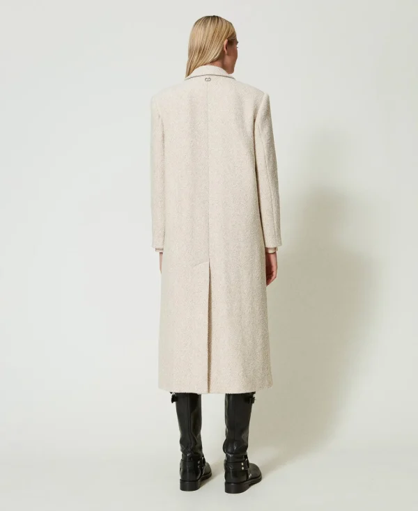 manteau_crois_en_laine_ml_3.webp Manteaux Et Trenchs*TWINSET Milano Manteau Croisé En Laine Mélangée à Chevrons Chevron Neige/Or