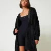 manteau_myfo_en_maille_av_0.webp Manteaux Et Trenchs*TWINSET Milano Manteau MYFO En Maille Avec Capuche Noir
