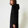 manteau_myfo_en_maille_av_3.webp Manteaux Et Trenchs*TWINSET Milano Manteau MYFO En Maille Avec Capuche Noir