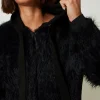 manteau_myfo_en_maille_av_5.webp Manteaux Et Trenchs*TWINSET Milano Manteau MYFO En Maille Avec Capuche Noir