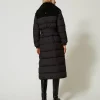 manteau_rembourr_en_fauss_3.webp Manteaux Et Trenchs*TWINSET Milano Manteau Rembourré En Fausse Fourrure Noir