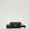 Mini Sacs | Sacs Porté Épaule*TWINSET Milano Mini Sac à Bandoulière Avec Porte-cartes Noir