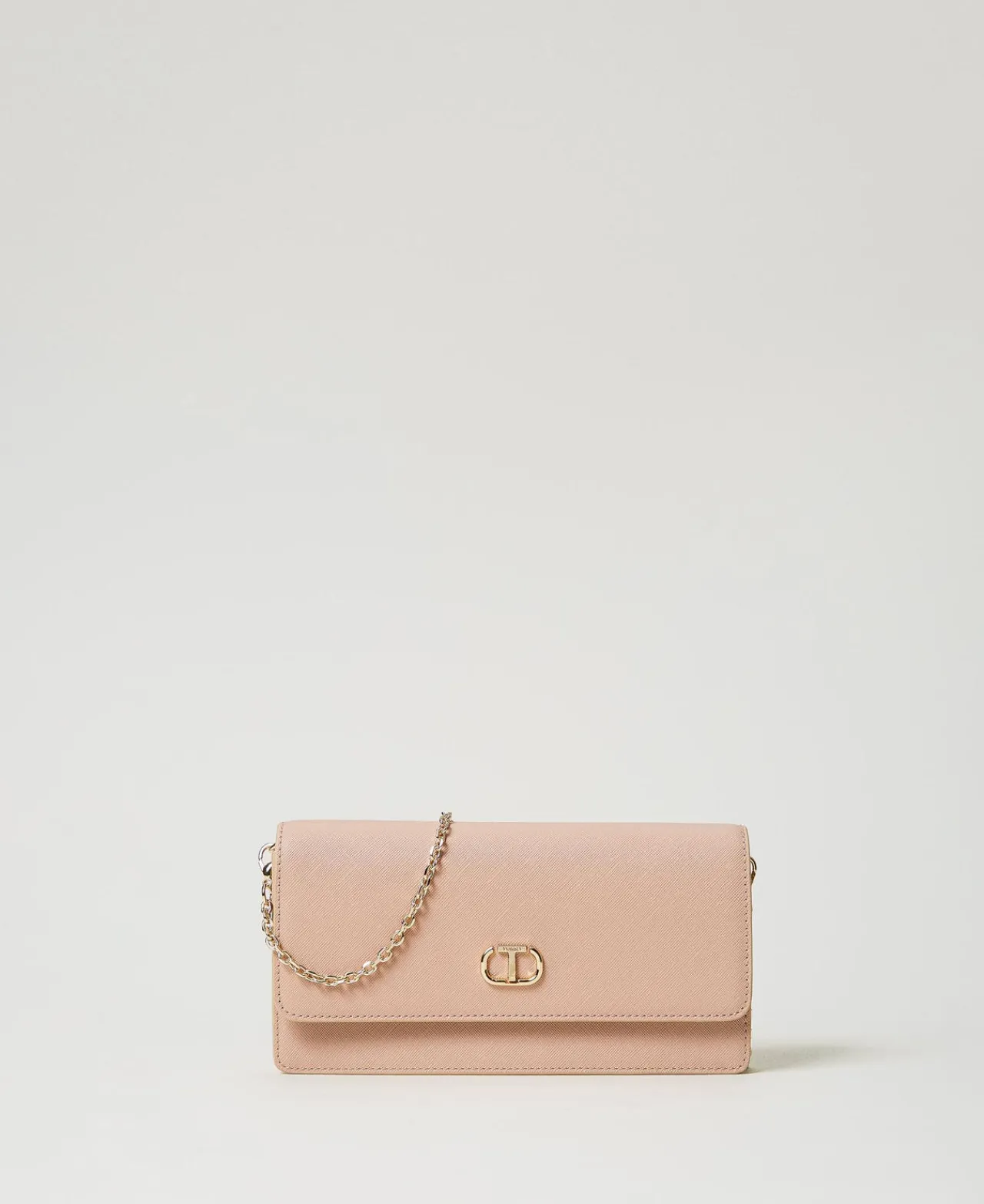mini_sac__bandoulire_avec_0-2.webp Mini Sacs | Sacs Porté Épaule*TWINSET Milano Mini Sac à Bandoulière Avec Oval T Rose « Peachy Keen »