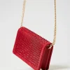 mini_sac__bandoulire_en_s_3.webp Mini Sacs | Sacs Porté Épaule*TWINSET Milano Mini Sac à Bandoulière En Satin Avec Strass Rouge Vénitien