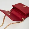 mini_sac__bandoulire_en_s_4.webp Mini Sacs | Sacs Porté Épaule*TWINSET Milano Mini Sac à Bandoulière En Satin Avec Strass Rouge Vénitien