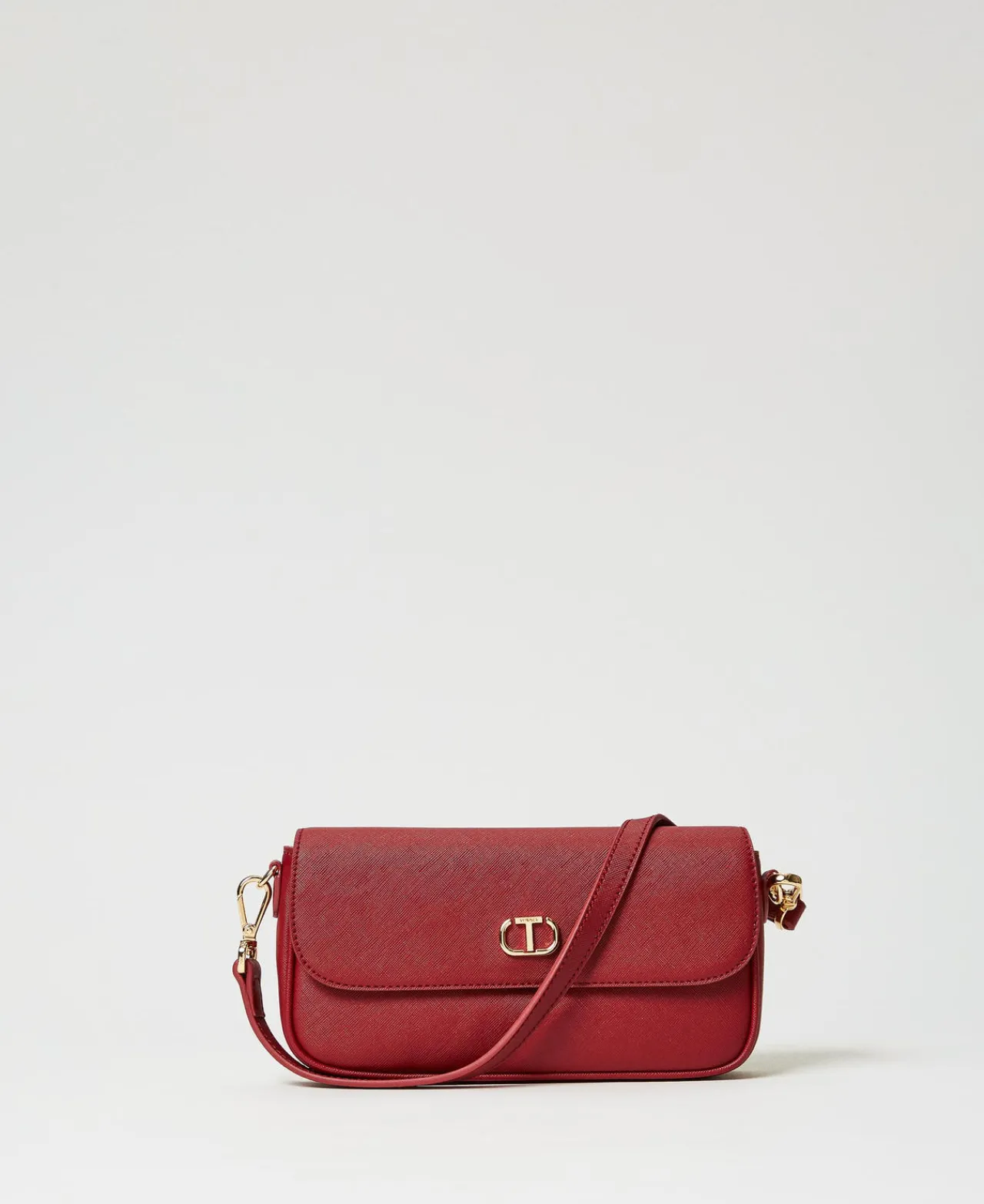 Mini Sacs | Sacs Porté Épaule*TWINSET Milano Mini Sac Porté épaule Avec Oval T Rouge Pompéien