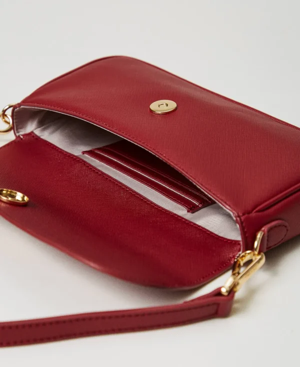 mini_sac_port_paule_avec__4.webp Mini Sacs | Sacs Porté Épaule*TWINSET Milano Mini Sac Porté épaule Avec Oval T Rouge Pompéien