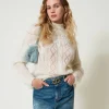 Jupes*TWINSET Milano Mini-jupe En Jean Avec Ceinture Denim