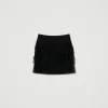 minijupe_en_maille_avec_v_1.webp Jupes*TWINSET Milano Mini-jupe En Maille Avec Volants En Tulle Noir