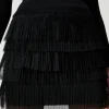 minijupe_en_maille_avec_v_4.webp Jupes*TWINSET Milano Mini-jupe En Maille Avec Volants En Tulle Noir