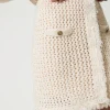 Jupes*TWINSET Milano Mini-jupe En Maille Jacquard Point Filet Blanc « Old White »