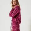minijupe_jacquard_en_fil__3.webp Jupes*TWINSET Milano Mini-jupe Jacquard En Fil Treeblend Jacquard Chats Raspberry Radiance/Cone Flower