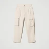 pantalon_cargo_avec_poche_1.webp Pantalons Cargo*TWINSET Milano Pantalon Cargo Avec Poches Asymétriques Rose Cloud Pink