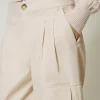 pantalon_cargo_avec_poche_4.webp Pantalons Cargo*TWINSET Milano Pantalon Cargo Avec Poches Asymétriques Rose Cloud Pink