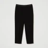 pantalon_cigarette_en_fla_1.webp Pantalons Et Jeans*TWINSET Milano Pantalon Cigarette En Flanelle Noir
