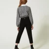 pantalon_cigarette_en_fla_3.webp Pantalons Et Jeans*TWINSET Milano Pantalon Cigarette En Flanelle Noir