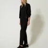 pantalon_cigarette_en_mol_2.webp Pantalons Droits Et Cigarette*TWINSET Milano Pantalon Cigarette En Molleton Noir