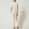 pantalon_cigarette_en_sat_3.webp Pantalons Droits Et Cigarette*TWINSET Milano Pantalon Cigarette En Satin Rose Cloud Pink