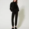 pantalon_de_jogging_avec__0.webp Pantalons De Jogging*TWINSET Milano Pantalon De Jogging Avec Poches Noir