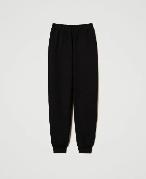 pantalon_de_jogging_avec__1.webp Pantalons De Jogging*TWINSET Milano Pantalon De Jogging Avec Poches Noir