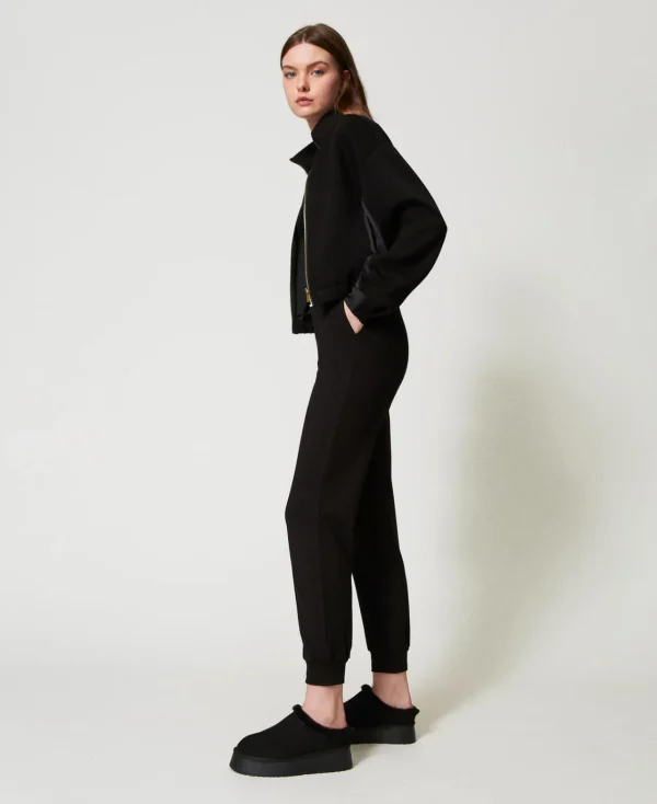 pantalon_de_jogging_avec__2.webp Pantalons De Jogging*TWINSET Milano Pantalon De Jogging Avec Poches Noir