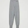 pantalon_de_jogging_en_ma_1-1.webp Pantalons De Jogging*TWINSET Milano Pantalon De Jogging En Maille De Laine Mélangée Avec Logo Brodé Gris Chiné Foncé