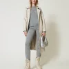 pantalon_de_jogging_en_ma_5.webp Pantalons De Jogging*TWINSET Milano Pantalon De Jogging En Maille De Laine Mélangée Avec Logo Brodé Gris Chiné Foncé