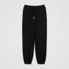 pantalon_de_jogging_en_mo_1.webp Pantalons De Jogging*TWINSET Milano Pantalon De Jogging En Molleton Avec Satin Noir