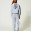 Pantalons Et Jeans*TWINSET Milano Pantalon De Jogging En Molleton Gris Mélangé Clair