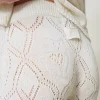 pantalon_sans_coutures_en_4.webp Pantalons Droits Et Cigarette*TWINSET Milano Pantalon Sans Coutures En Fil Treeblend Blanc Neige