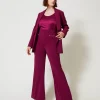 pantalon_vas_avec_chane_o_2.webp Pantalons Évasés*TWINSET Milano Pantalon évasé Avec Chaîne Oval T Violet « Prune Rouge »