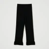 Pantalons Évasés*TWINSET Milano Pantalon évasé En Maille Noir