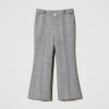 Pantalons Et Jeans*TWINSET Milano Pantalon évasé En Prince De Galles Jacquard Prince de Galles