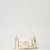 Sacs Porté Épaule | Sacs À Bandoulière*TWINSET Milano Petit Sac à Bandoulière «Amie» En Cuir Blanc « Old White »