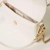 Sacs Porté Épaule | Sacs À Bandoulière*TWINSET Milano Petit Sac à Bandoulière «Amie» En Cuir Blanc « Old White »