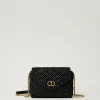 petit_sac__bandoulire_dre_0.webp Sacs Porté Épaule | Sacs À Bandoulière*TWINSET Milano Petit Sac à Bandoulière «Dreamy» En Velours Brodé Noir
