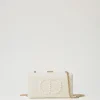 Sacs Porté Épaule | Sacs À Bandoulière*TWINSET Milano Pochette Avec Perles Et Oval T Blanc « Old White »