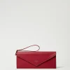 Sacs À Main*TWINSET Milano Pochette En Cuir Avec Logo Bordeaux