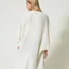 poncho_en_maille_avec_bro_3-1.webp Ponchos*TWINSET Milano Poncho En Maille Avec Broderies Crème White