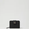 Portefeuilles Et Porte-Clés*TWINSET Milano Portefeuille Avec Fermeture éclair Et Bouton Oval T Noir