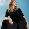 Pulls Et Cardigans*TWINSET Milano Pull Avec Broderie De Sequins All-over Noir