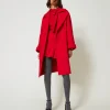 pull_col_montant_avec_nud_5.webp Pulls Et Cardigans*TWINSET Milano Pull Col Montant Avec Nœud Et Broderie Fiery Red