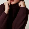 pull_col_montant_avec_tor_4.webp Pulls Et Cardigans*TWINSET Milano Pull Col Montant Avec Torsades Et Strass Potent Purple