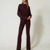 pull_col_montant_avec_tor_5.webp Pulls Et Cardigans*TWINSET Milano Pull Col Montant Avec Torsades Et Strass Potent Purple