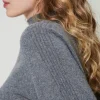 pull_col_montant_en_cache_4.webp Pulls Et Cardigans*TWINSET Milano Pull Col Montant En Cachemire Gris moyen chiné