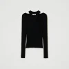 Pulls Et Cardigans*TWINSET Milano Pull Côtelé Avec Ajour Noir